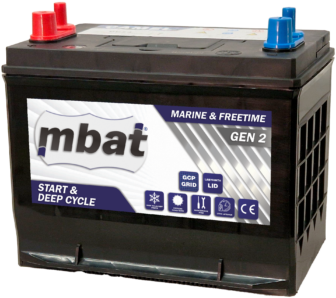 Marine-Freetime 12V/80Ah/C20/260x175x220 /+ -  DUAL