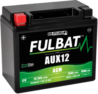 Lisäakku AUX AGM/LTX12/12V/10Ah/150*87*130/+-