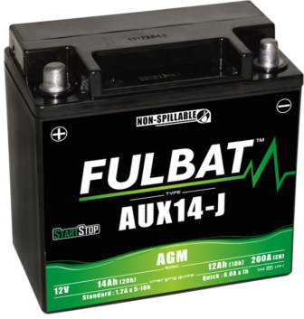 Lisäakku AUX AGM/12V/14Ah/150*87*145/+-