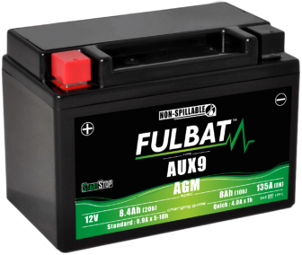 Lisäakku AUX AGM/12V/8Ah/150*87*105/+-