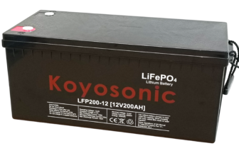 Litium(LiFeP04) akku/12V/200Ah/522x219x219/M8