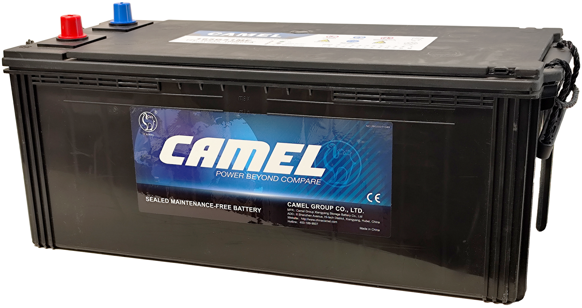 Käynnistysakku CAMEL OEM/165Ah/1000A/510/212/220/-+/B0