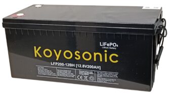 Litium(LiFeP04) akku/12V/200Ah/522x219x219/M8