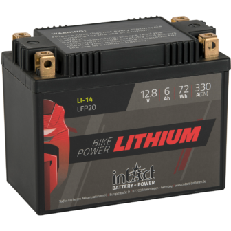 Moottoripyörän akku LITIUM IntAct/12V/72Wh